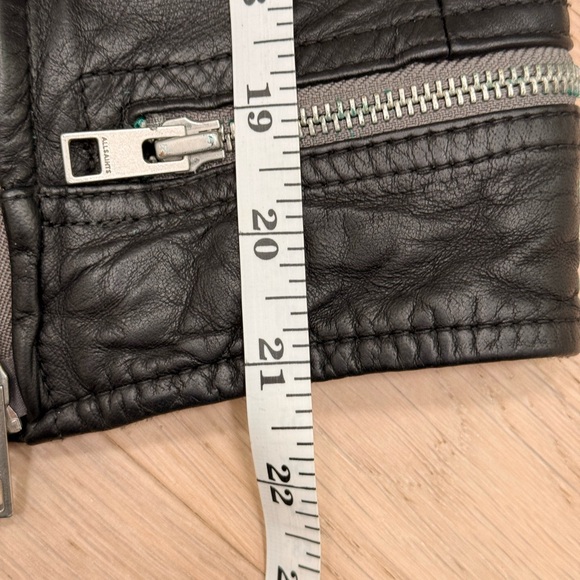 All Saints Conroy Quilted Leather Biker Jacket - Picture 9 of 10